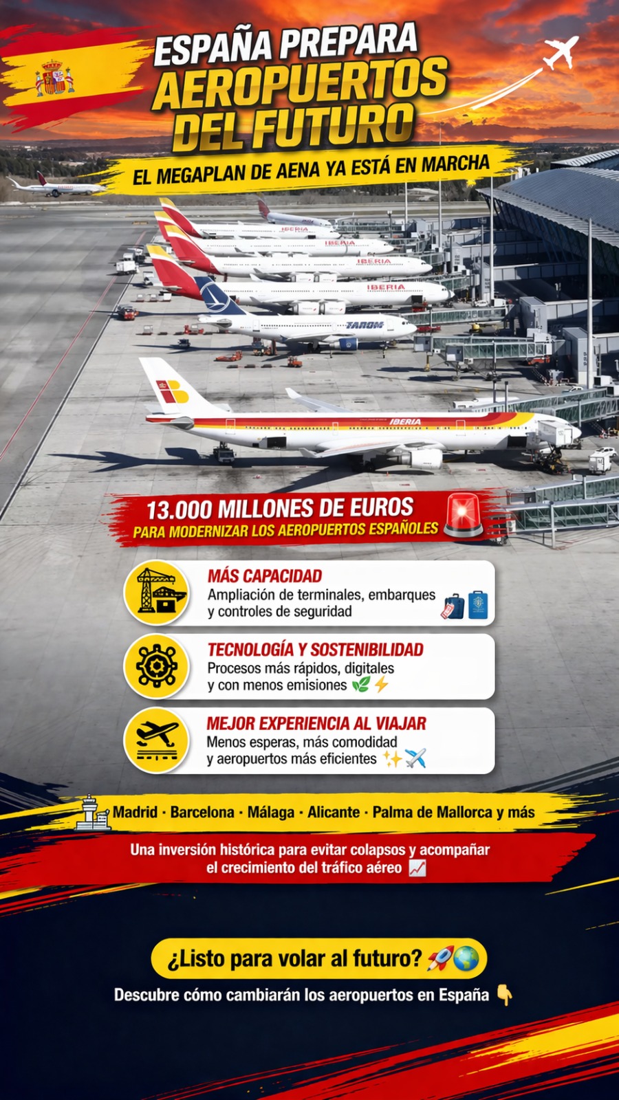 España reinventa sus aeropuertos