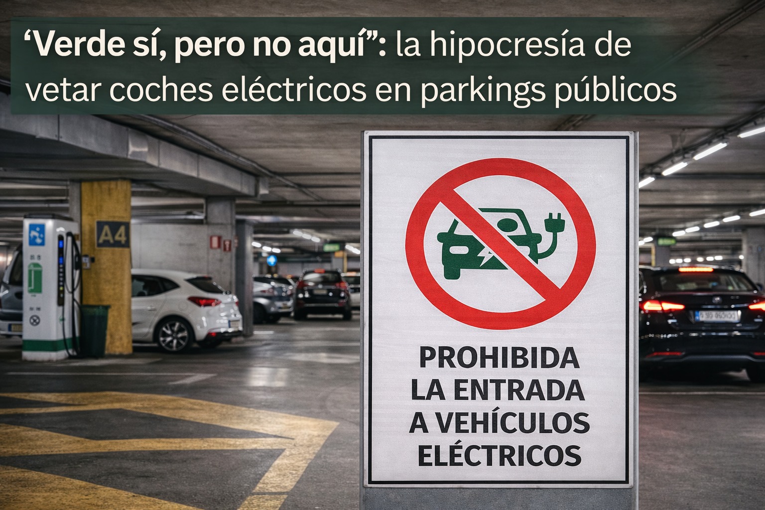 Coches eléctricos: bienvenidos en la calle, vetados bajo tierra