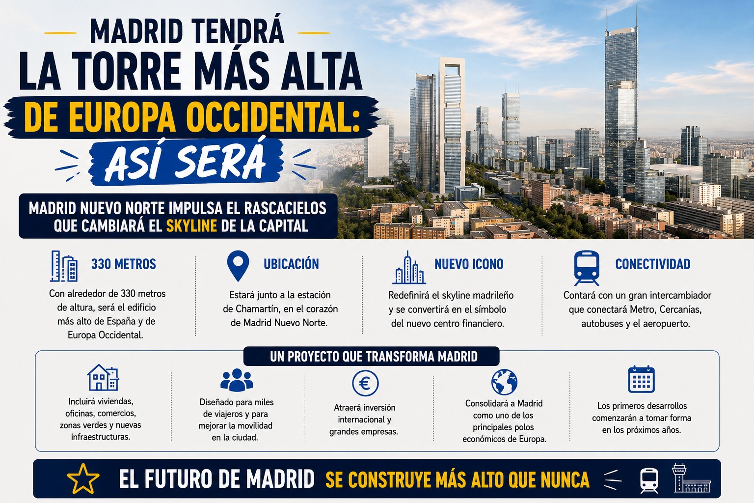 La torre que transformará Madrid