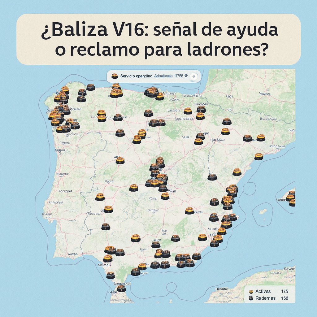 ¿Baliza V16: señal de ayuda o reclamo para ladrones?