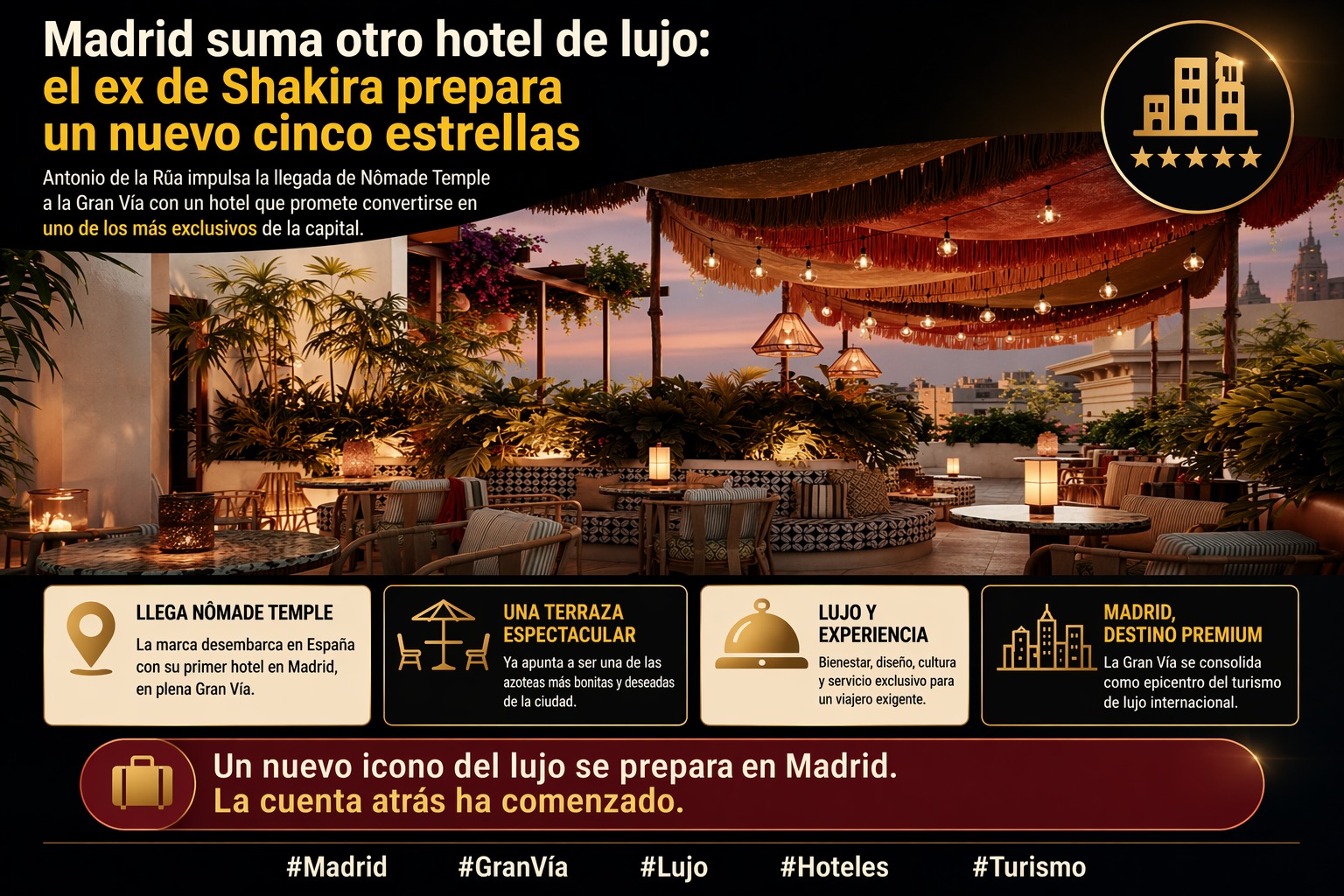 Nuevo hotel de lujo en Gran Vía