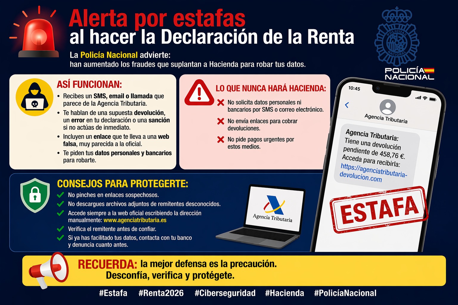 Cuidado con la declaración de la renta