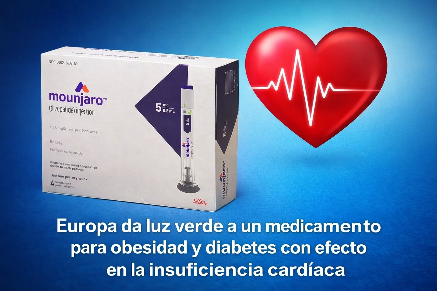 Mounjaro, aval europeo con impacto cardíaco