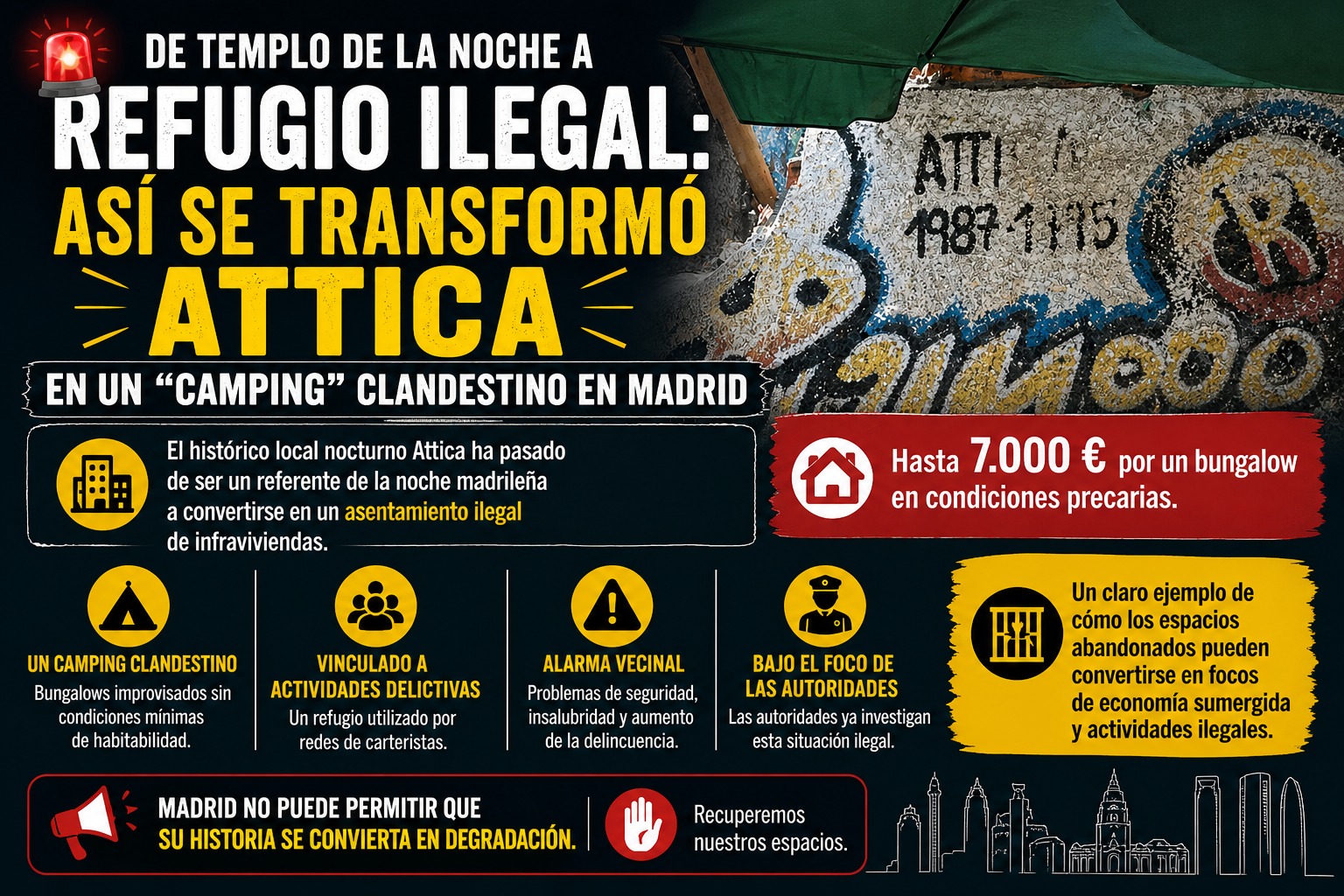 Attica: de discoteca a infraviviendas