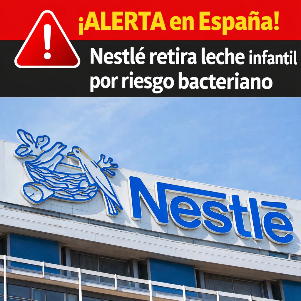 Nestlé retira leche infantil en más de 50 países por riesgo bacteriano