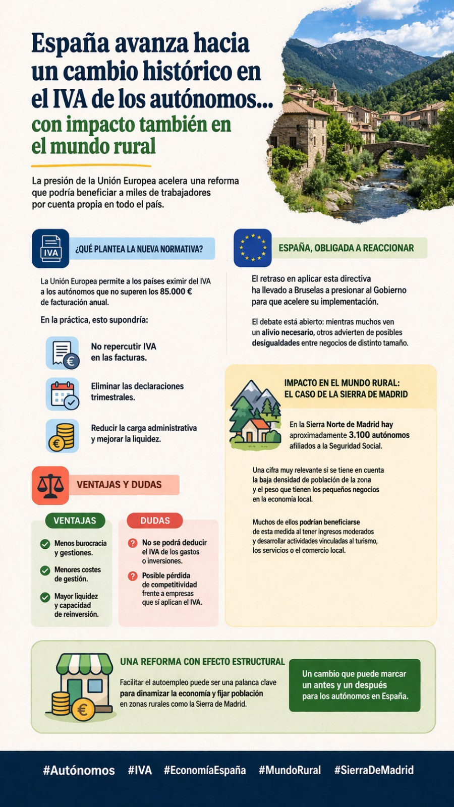 Adiós al IVA para miles de autónomos